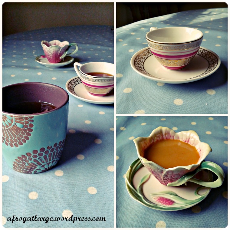 Tea cups Collage